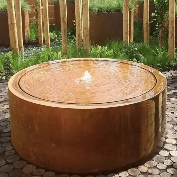 corten steel water fountains corten steel water fountains