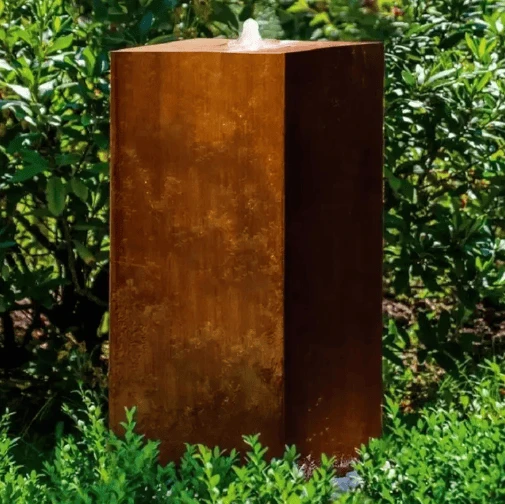 Corten steel water features Corten steel water features