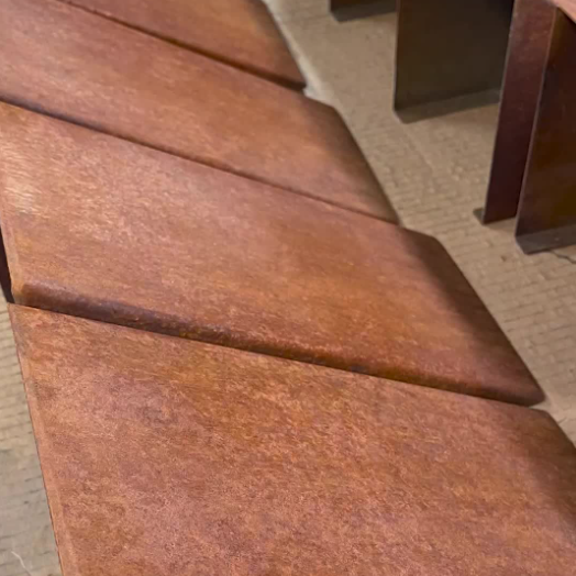 corten standing seam roof, corten standing seam roof,